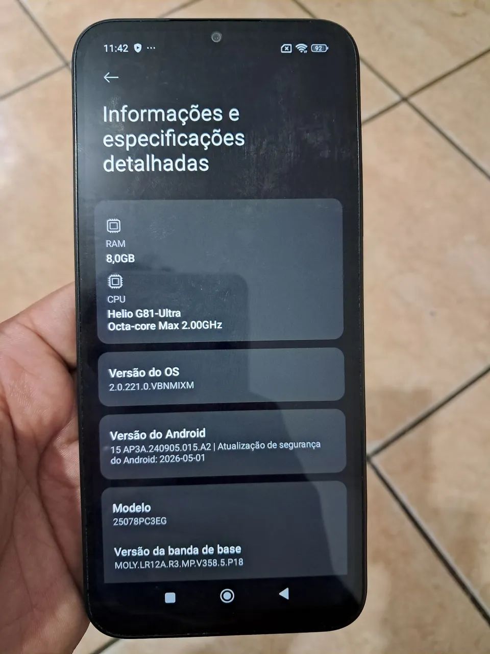 Poco c85 256gb 8gb ram - Foto 4