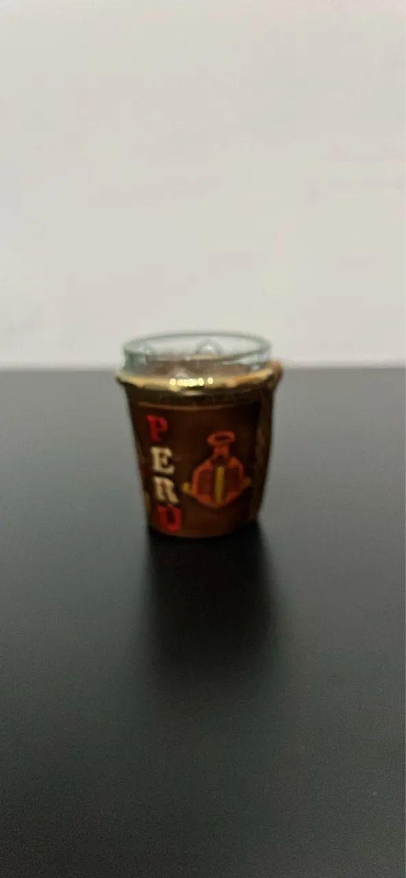 Copo de Dose / Shot Colecionável do Peru (Revestimento Artesanal) - Foto 3