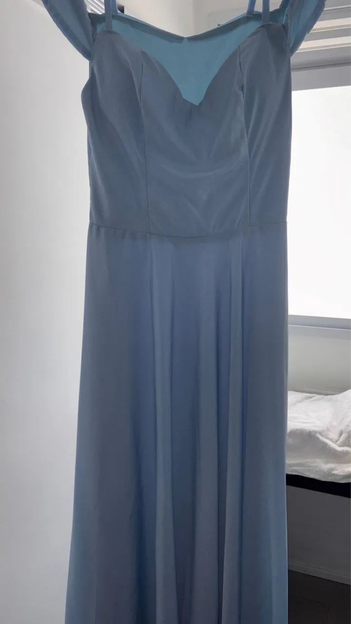 BAIXOU O PREÇO! Vestido longo azul elegante - para festa/formatura - Foto 2