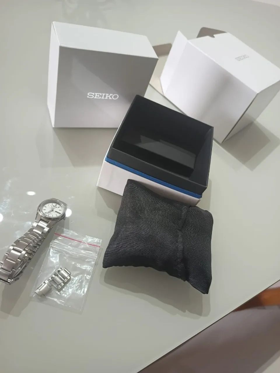Relógio Seiko 5  Automático Prateado Perfeito estado <br> - Foto 5