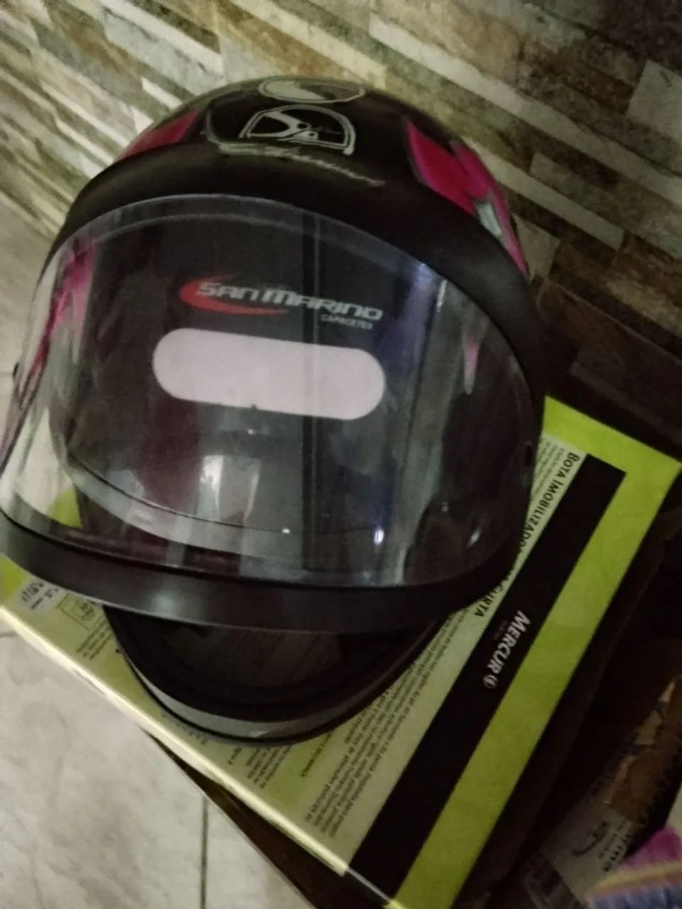 Capacete usado mas em ótimo estado