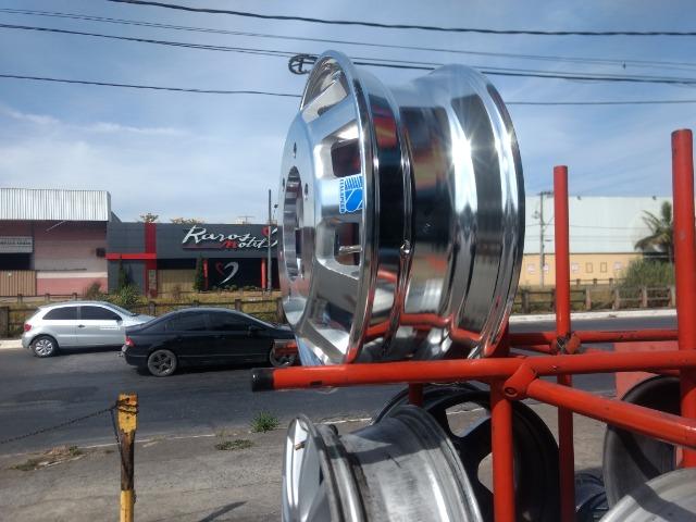 Roda de Alumínio Italspeed para caminhão 3/4 6 furos Speedline aro 17,5 x 6,00 barato - Foto 3
