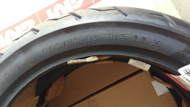 Pneu Levorin original 140/70-17 p, Fazer 250, Twister , CB's 500 300 - Foto 3