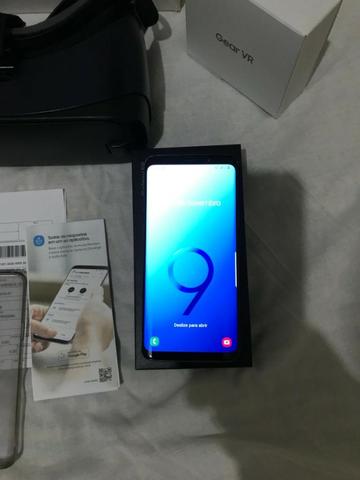 Samsung galaxy S9 + oculos gear vr tudo na caixa com nota fiscal + garantia - Foto 3