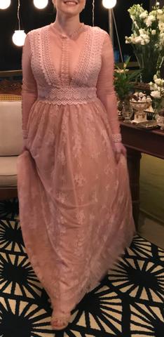 Vestido rosé rosa festa madrinha formanda - Foto 3