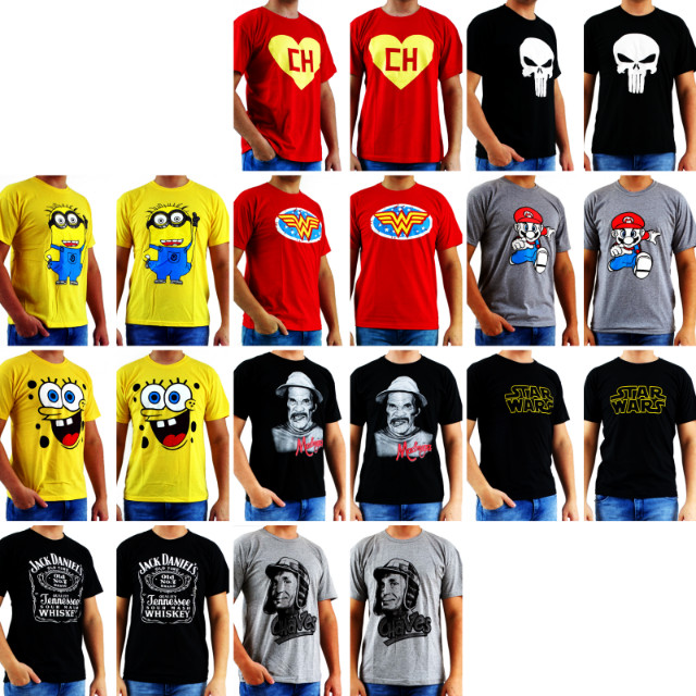 Estoque de Camisetas de Personagens - Foto 2