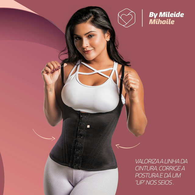 Cinta colete com alça em até 10 vezes no cartão
