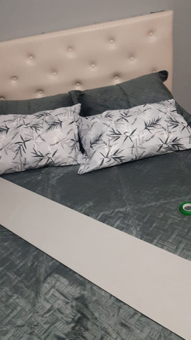 Cama box de casal e cabeceira - Foto 4