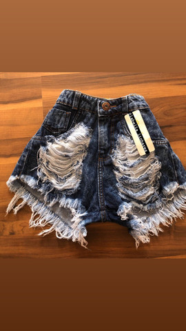 Shorts jeans cintura alta - Foto 4