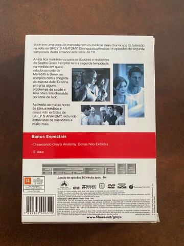 Dvd - Greys Anatomy - 2* Temporada - Parte Um - Foto 4
