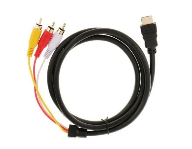 Cabo Adaptador Hdmi Para Rca Rca Apenas para Conversor Digital - Foto 2