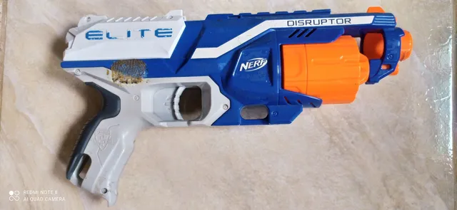 Nerf, Lançador Elite Disrupter, Vermelho e Cinza