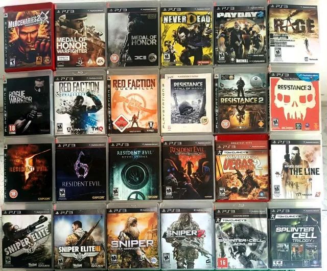 Jogos de Tiro / Guerra Original Ps3 - Ac cartão - Videogames - Bangu, Rio  de Janeiro 1256333377