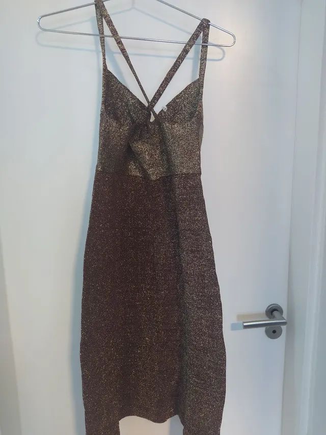Vestido social modal com brilho  - Foto 3