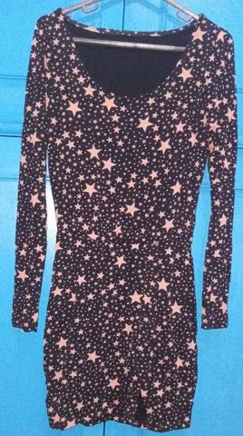 VESTIDO PLANET GIRLS MANGA COMPRIDA NOVO