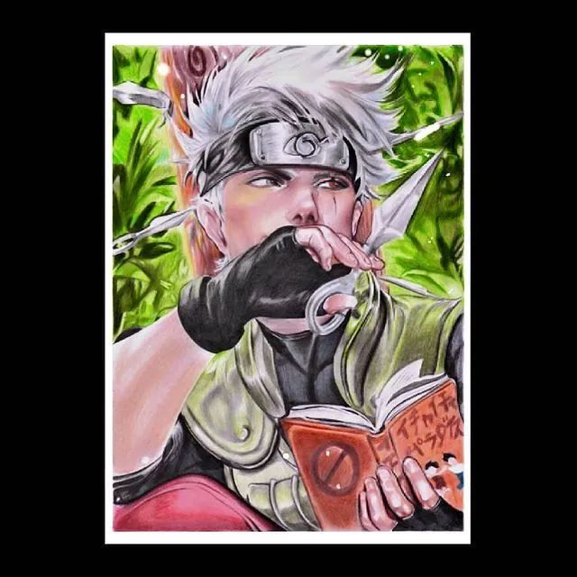 Desenhos do kakashi realista