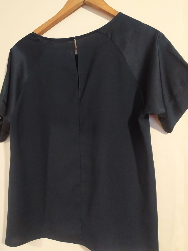 Blusa azul marinho 40 - Foto 4