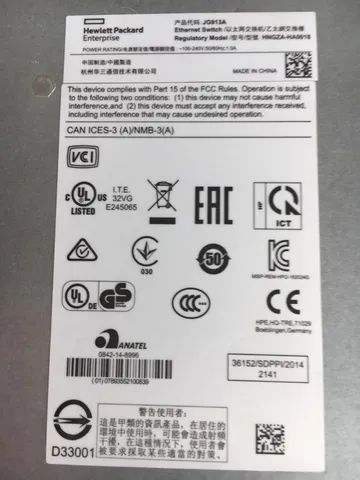 Switch HP JG913A 1620-24G 24 portas 10/100/1000 Mbps - Foto 5