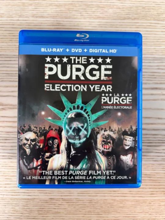 Blu-Ray 12 Horas para Sobreviver - O Ano da Eleição. Importado. Sem legendas em PT-BR