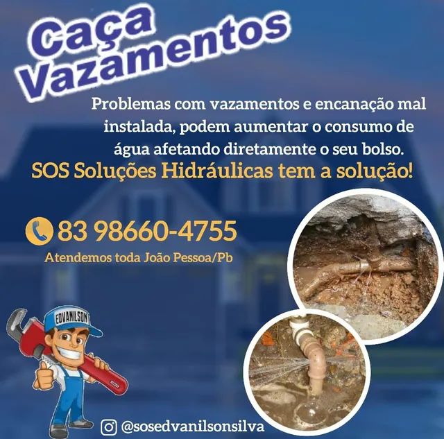 Localizamos, seu vazamento no lugar exato,