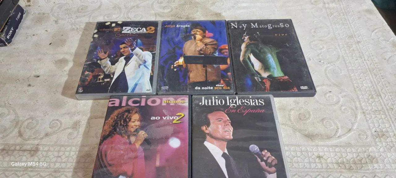 DVDs  diversos ,valor unitario