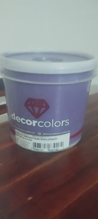 Cimento Diamantado aveludado ametista - Foto 2