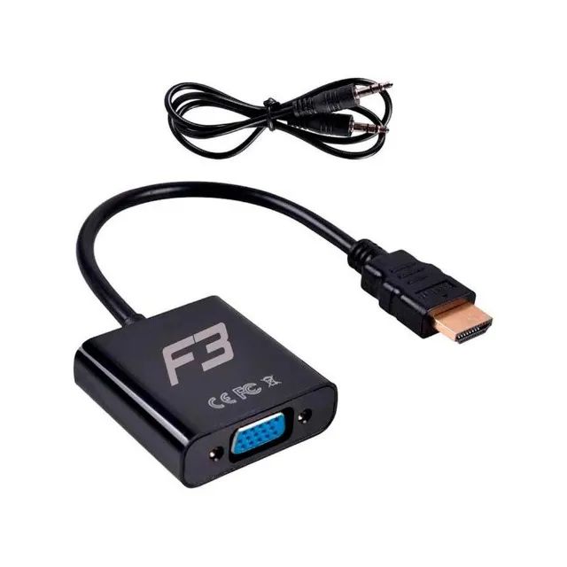Adaptador HDMI para VGA + Audio