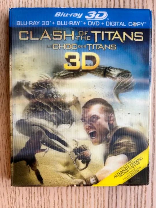 Blu-Ray 3D Fúria de Titãs Importado Com Legendas em PT-BR