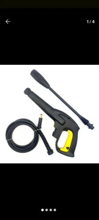 Pistola com o cabo da karcher