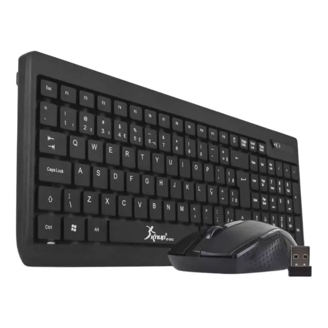 Teclado e Mouse Sem Fio para Computador