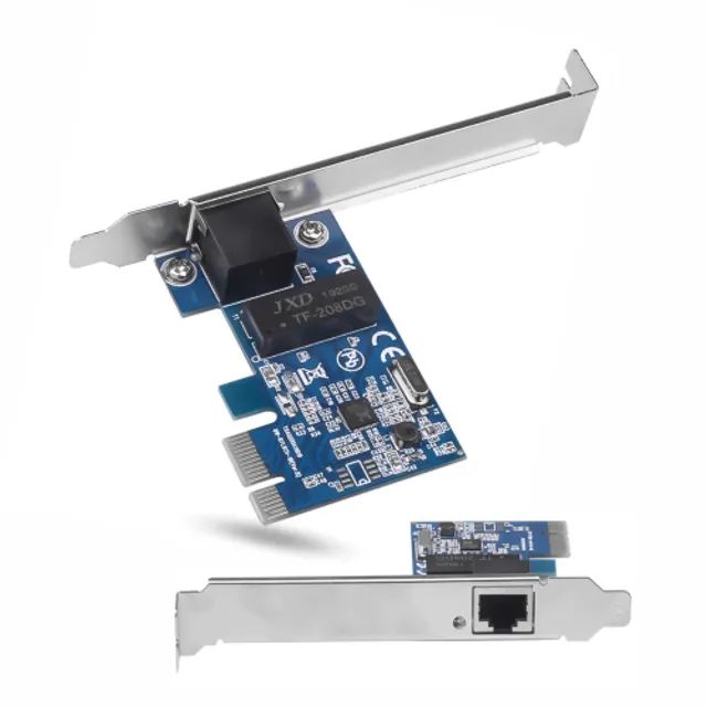Placa de Rede RJ45 PCI-Express Realtek 10-100-1000