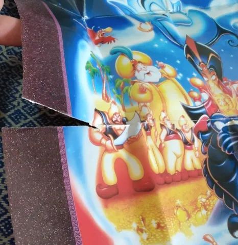 ( Leia ) Pôster Original Aladdin Master System - Foto 3
