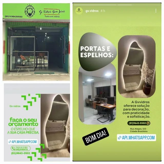 Espelho semi oval base reta - Foto 3