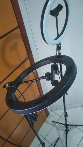 anel de luz Ring light 26 centímetros 10 polegadas mais tripe auto - Foto 3