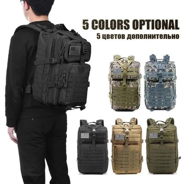 Mochila/Bolsa Militar 50L em Nylon D1000 - Foto 2