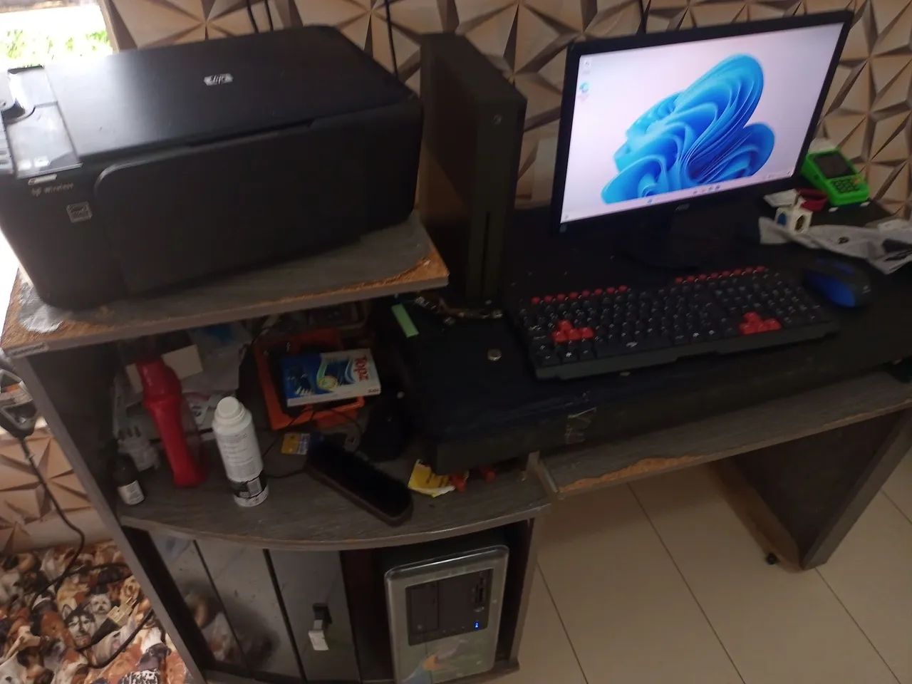 Computador Intel core i3 8 GB de memória com impressora HP - Foto 4