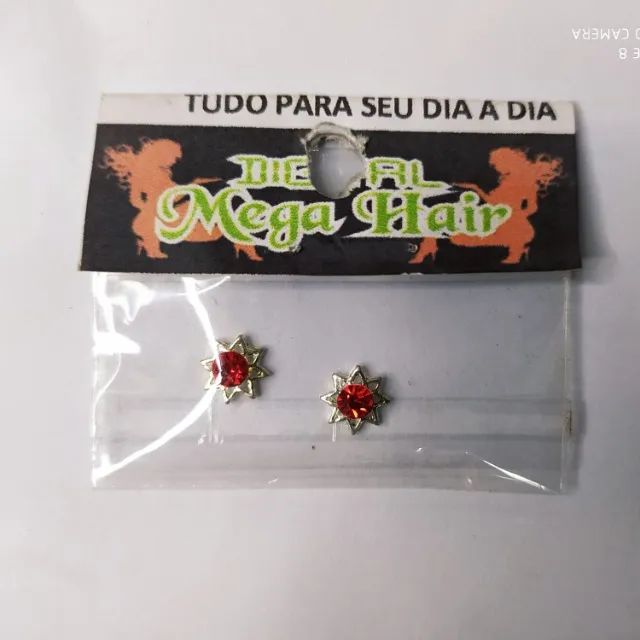 Joias De Unha Luxo Em Metal 3d - Cor ( Vermelho )