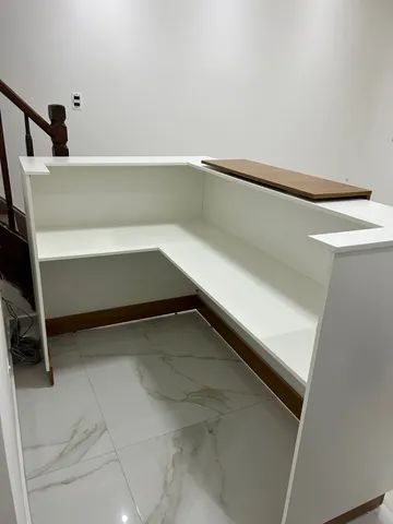 Balcão de recepção em L - Foto 3