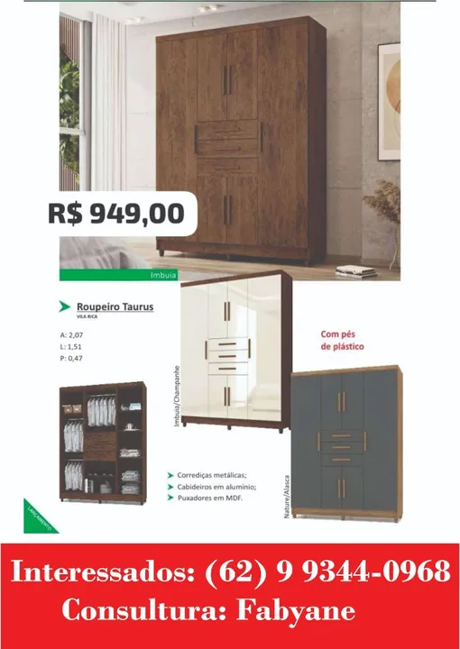 Guarda Roupa Taurus