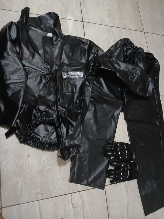 Capa de chuva de moto + par de luva