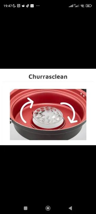 Churrasqueira de fogão a gás churrasco churras clean - Foto 2