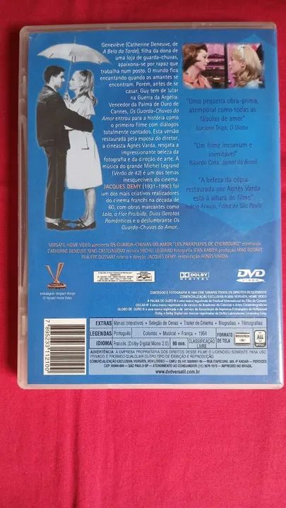 DVD - OS GUARDA-CHUVAS DO AMOR - ( 1964 )  - Foto 2