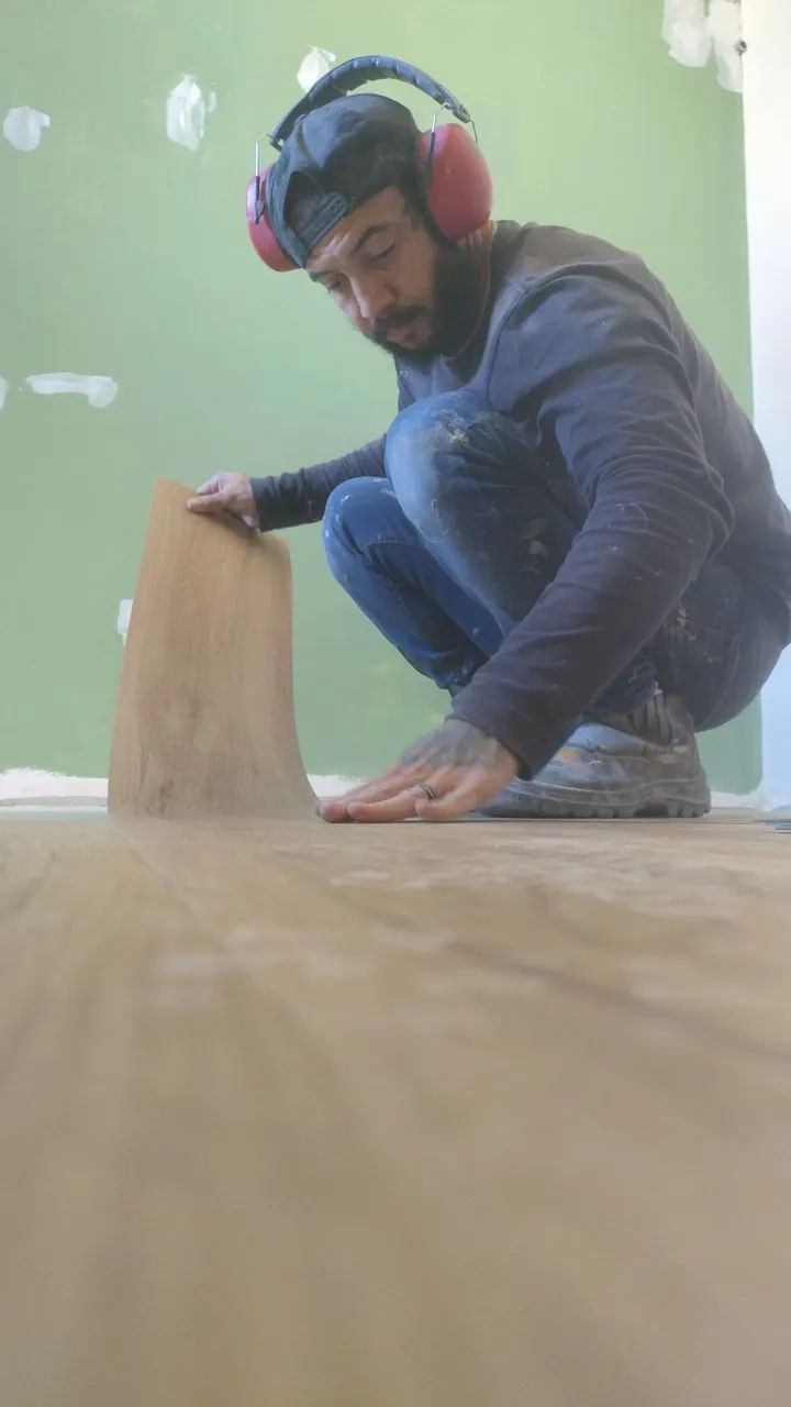 Instalação de piso vinílico 