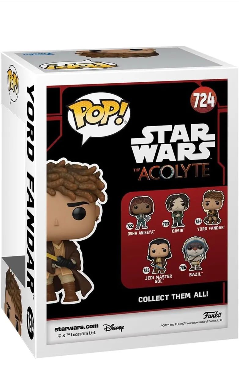 Funko pop Star wars 724 Yord Fandar original  - Foto 3