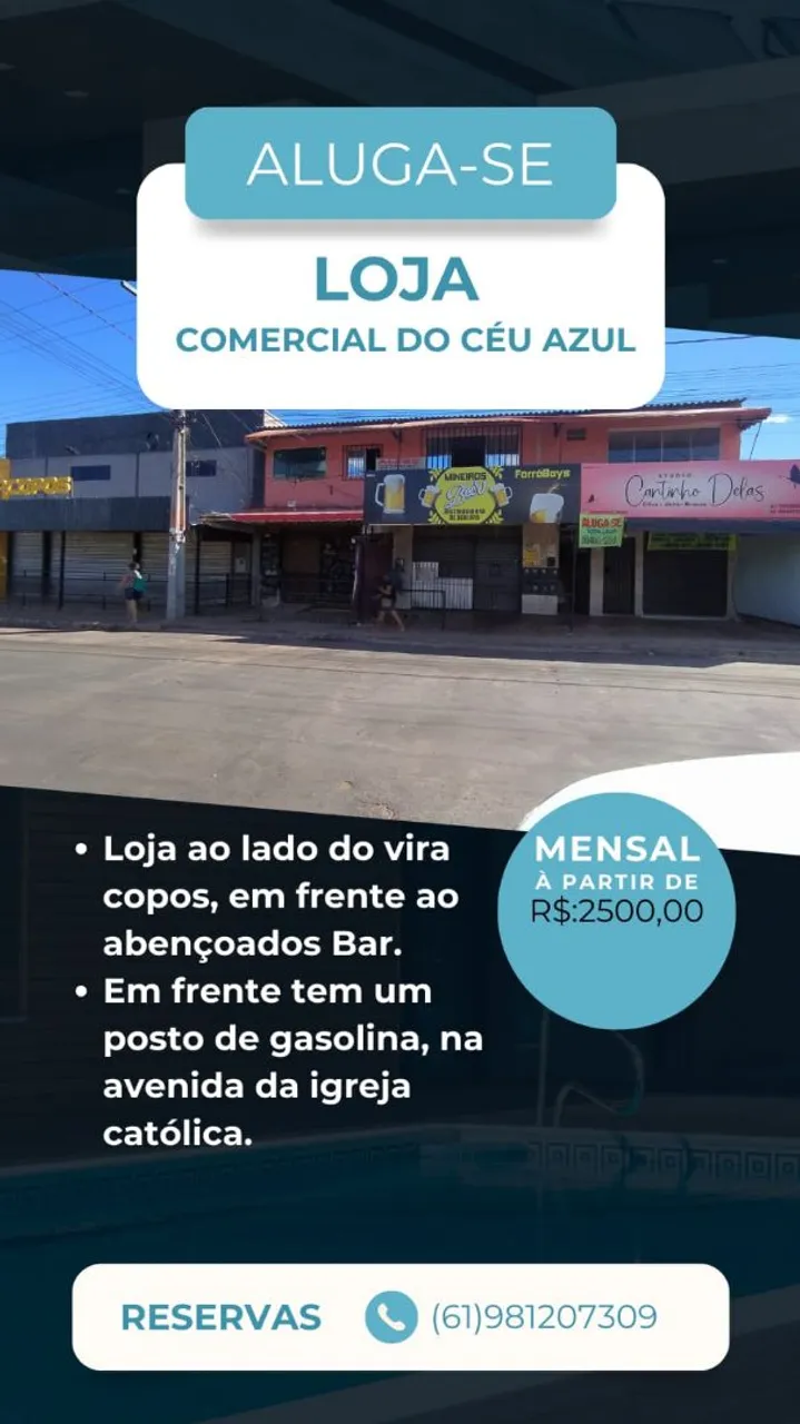 Alugo salas comercial