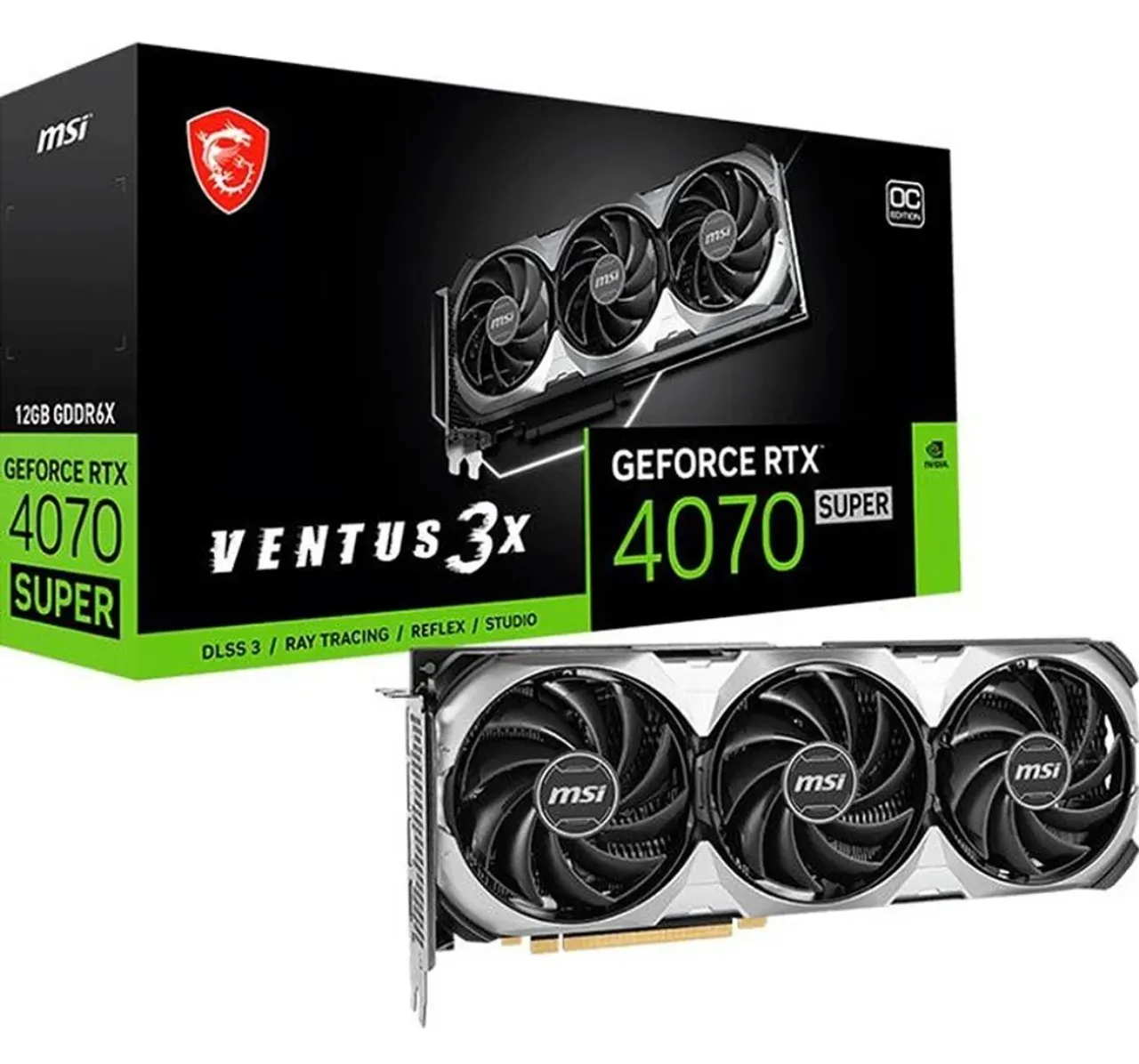 RTX 4070S MSI 3X OC | Só 1 ano de uso!