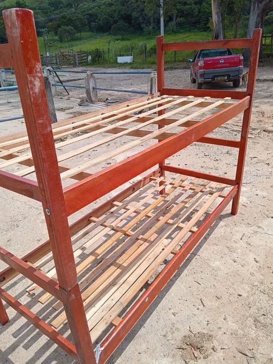 Cama Beliche de Madeira