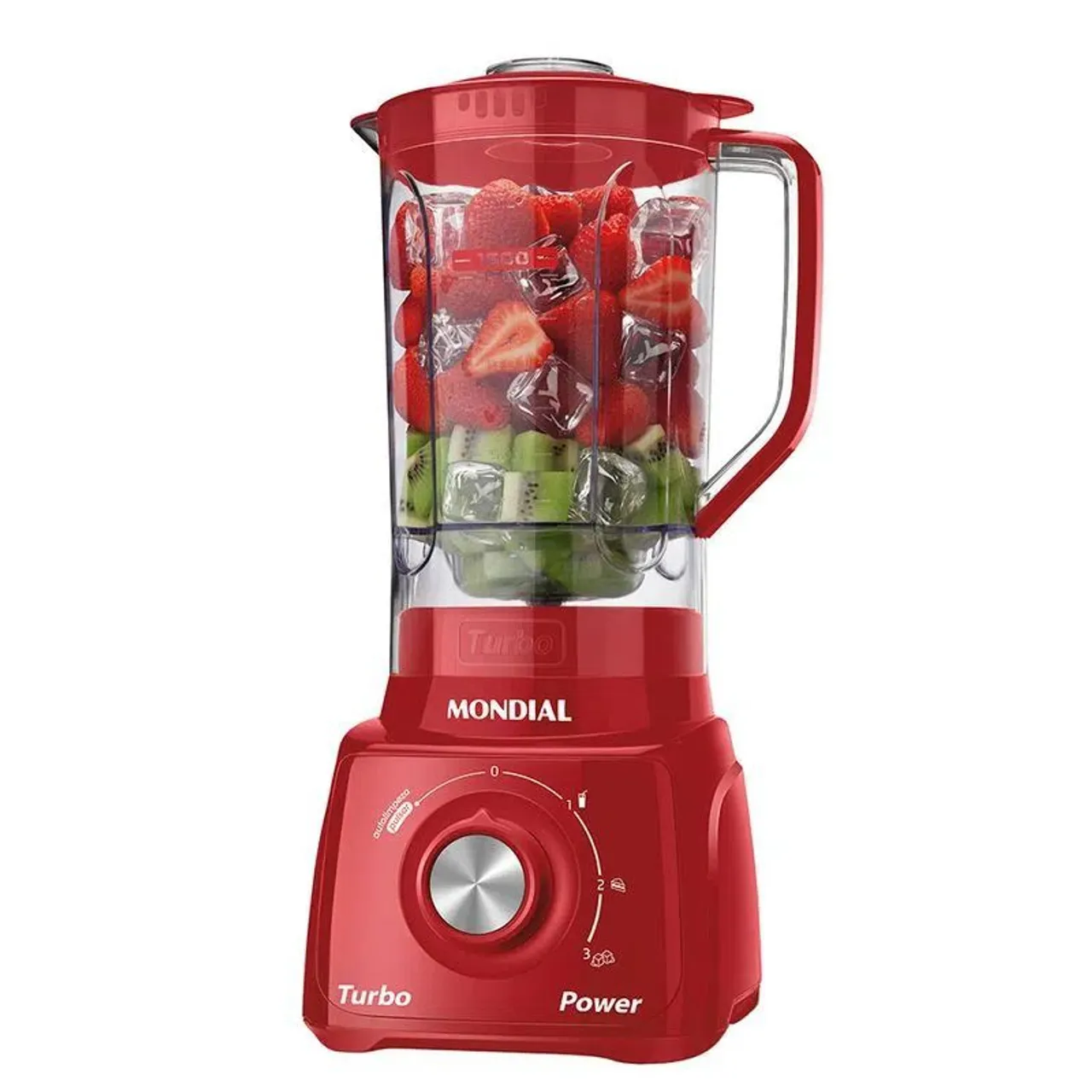 Liquidificador Mondial vermelho 2,2L - Frete Grátis