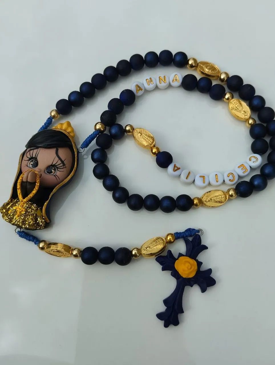 Terço Personalizado para Bebê Theo - Foto 4