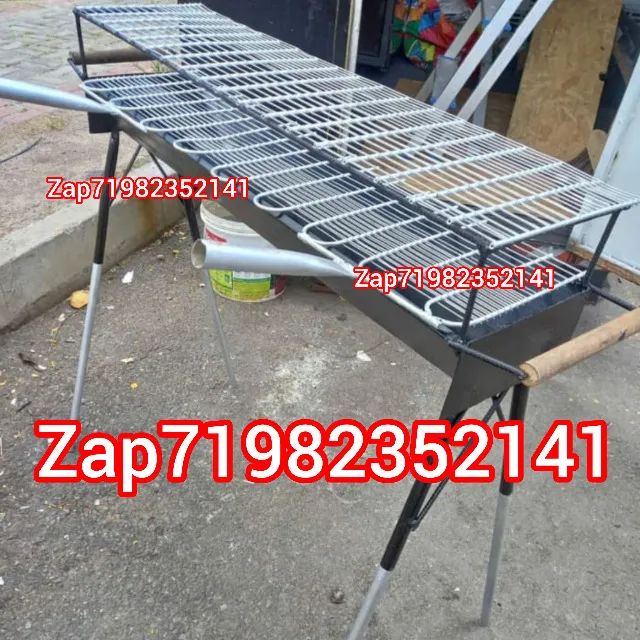 churrasqueira Espetinho Chapa Galvonizada  - Foto 3